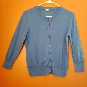 J. Crew soft blue cardigan - Medium